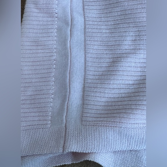 Women’s Talbots Ribbed Knit Shortsleeved Light Pink Summer Fall Lightweight Top - Picture 5 of 5